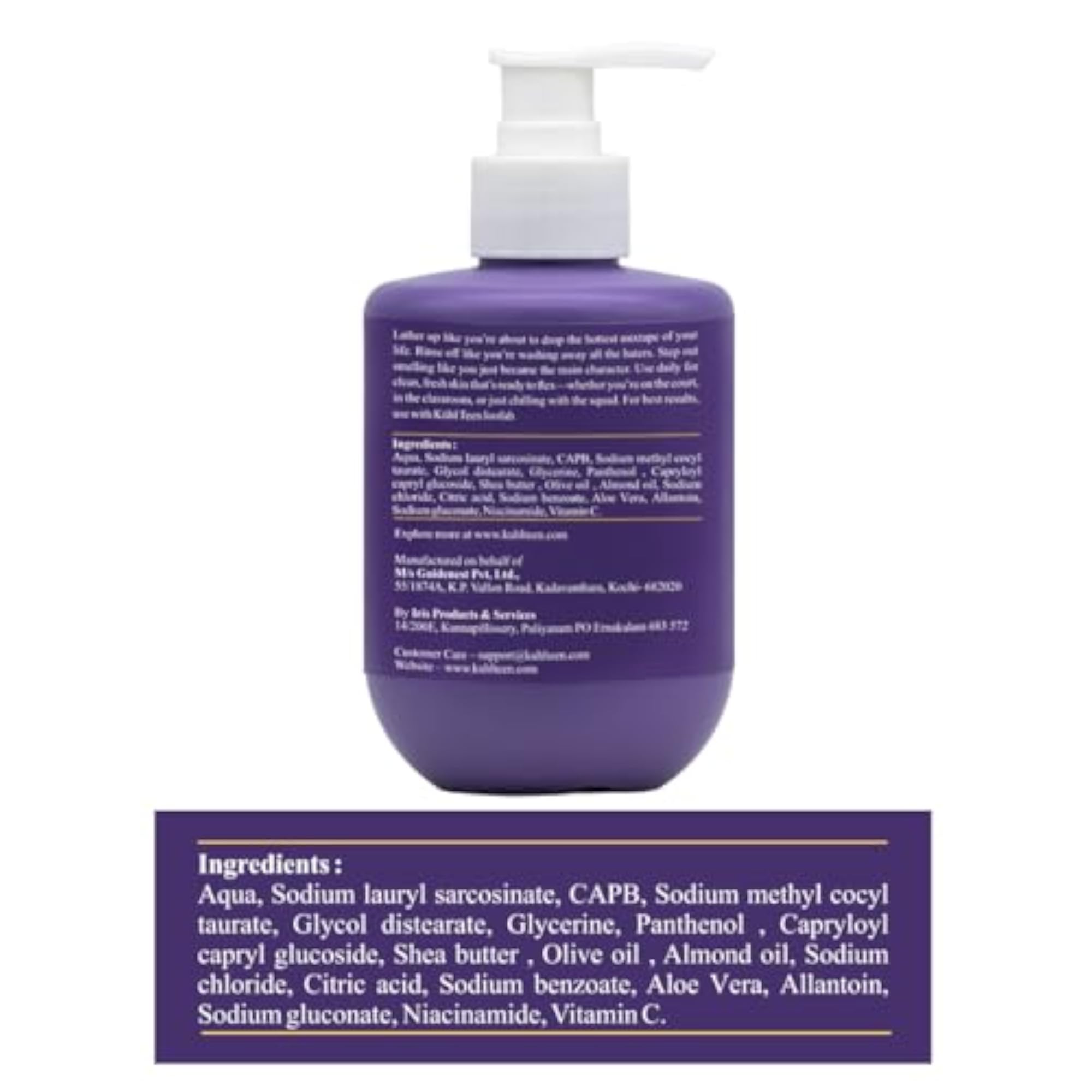 Kuhl Blume Spritz Body Wash for Girls, Moisturizing Cleanser