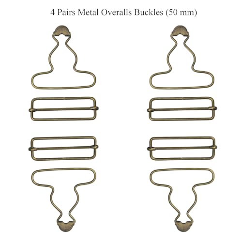 Boucles de salopette en métal robuste avec ajustement coulissant précis - 2