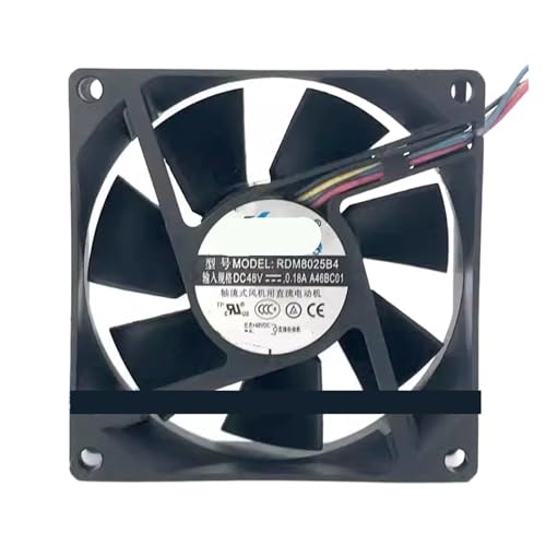 Ventilateur de refroidissement 80 * 25MM RDM8025B4 48V 0,18A pour boîtier PC et serveur