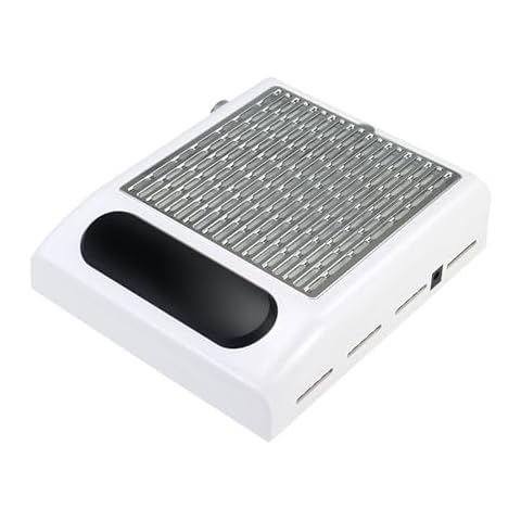 Nail Dust Collector Compact Vacuum Fan Dust Collector for Beginners with Reusable Filter Powerful Dust Suction Machine for Manicure and Pedicure Acrylic Nail Polishing Tool for Salon and Home Use Cover