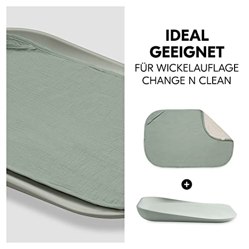 Hauck Auflage/Topper für Wickelauflagen wie Change N Clean - Sage – Ansicht 6