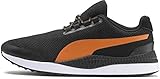 Puma Pacer Next FS Knit 2.0 Men's lace-up Sneaker (13, Puma Black-Jaffa Orange)