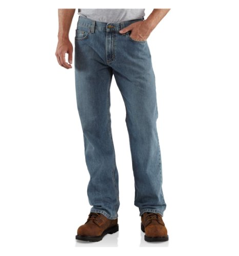 Carhartt Men's Loose Straight Denim Five Pocket Jean