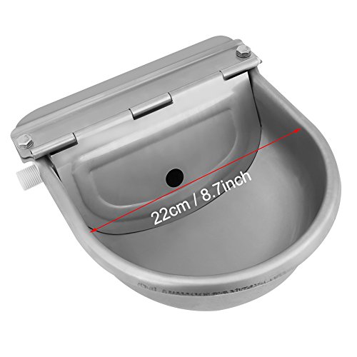 image for Ejoyous Automatic Waterer Bowl, Stainless Steel Livestock Drinking Bow