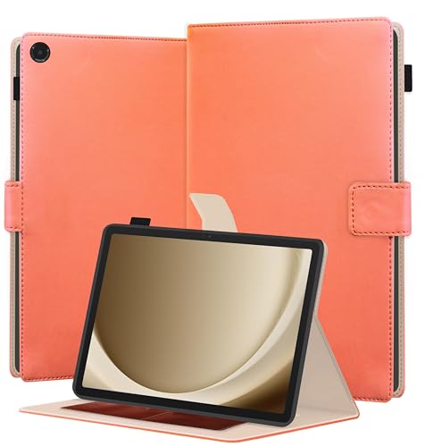 Image of TGK Flip Cover for Samsung Galaxy Tab A11 Plus 11 Inch Case with Stylus Holder (Peach)