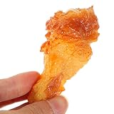 ifundom Realistisches Hähnchenschenkel Modell 4 Stück 7.80X4.50X3.50Cm Künstliches Huhn Gefälschtes Huhn Spielzeug Für Rollenspiele Küchen Deko Fotografie