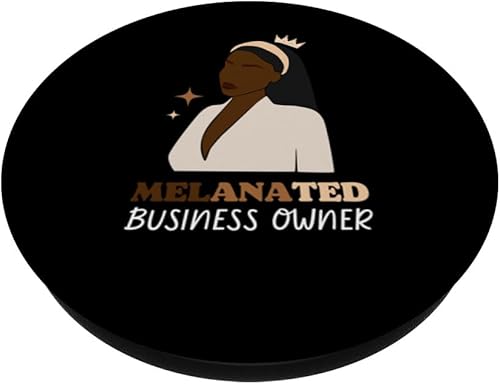 Miniatura 2 de Melanated Business Owner Black Woman Pride African PopSockets estándar PopGrip americano