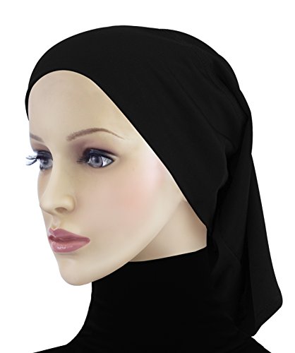 Amira Hijab 2 piece Elastane-Spandex Head Scarf with Underscarf Cap for Women2