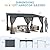AECOJOY 14'x12' Outdoor Hardtop Metal Gazebo with Curtains and Netting for Patio, Large 12x14 Lean to Heavy Duty Wall Mounted Pergolas and Grill Gazebos Clearance, Patio Steel Roof Awnings for Decks