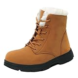 Fácil de llevar: el diseño de las botas de nieve para mujer no solo es fácil de usar y quitar, sino que también hace que todo el par de botines se vea elegante, informal y ligero, lo que los convierte en zapatos para exteriores realmente excelentes.