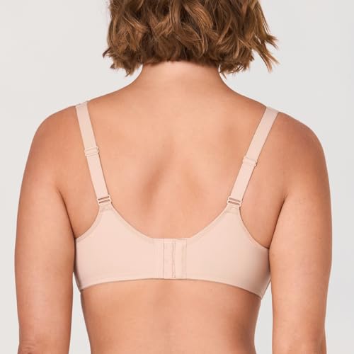Image of DELIMIRA Women's Confishape Full Coverage Bras | Outside Underwire, No Padding Unlined, Full Coverage, Plus Size, Supportive, Tshirt Bra