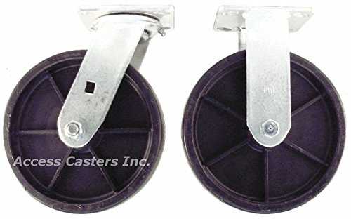 ADNIK 29041B Bal Tongue Jack Swivel Caster 2000 lbs. by ADNIK