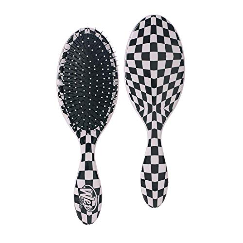 Wet Brush Hair Brush Checker Print Original DetanglerÂ -Â Checkers - Exclusive Ultra-soft IntelliFlex Bristles - Glide Through Tangles With Ease For All Hair Types - For Women, Men, Wet And Dry Hair