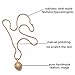 Basketball Pendant Gold Stainless Steel Chain Sports Necklace Hip-hop Jewelry Basketball Fans Gift (Gold)