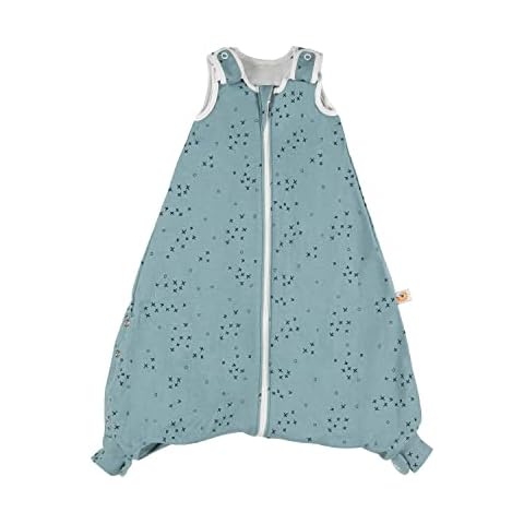 Ergobaby Baby Sleeping Bag 18-36 Month with Feet and Car Seat Belt Slot, On The Move - Hugs and Kisses, 1.0 TOG (SLBLGHUGS1) Cover