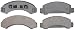 ACDelco 14D249M Advantage Semi-Metallic Front Disc Brake Pad Set