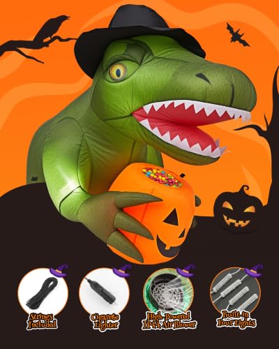 3.44 FT Trunk or Treat Car Decorations Kit with 4 LEDs for Car - image 6