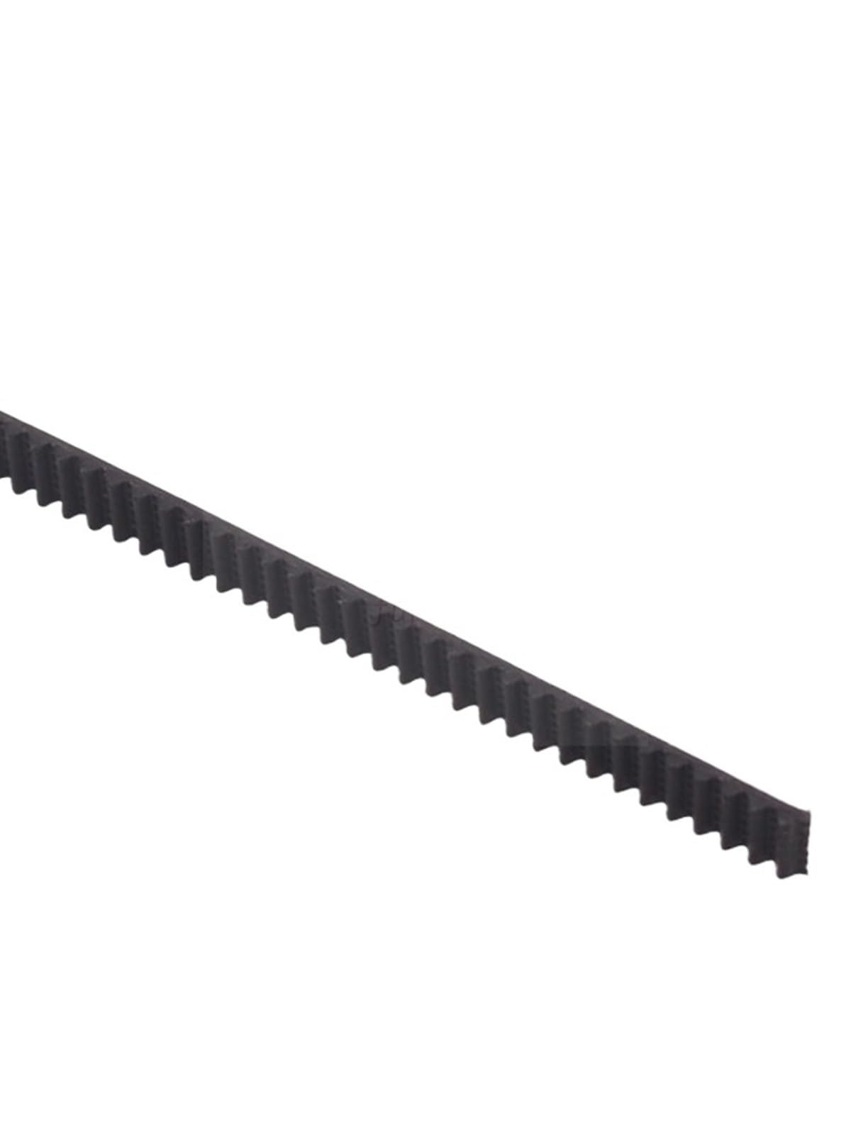 Courroie de distribution GT2 synchrone ouverte en PU noir pour axe linéaire 1m