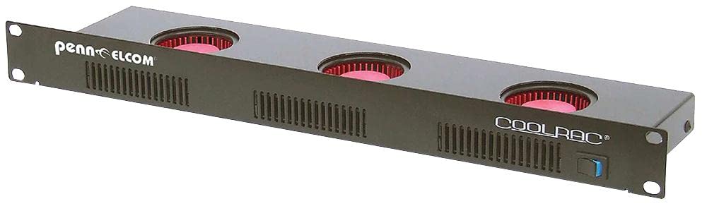 Soffiante di scarico, rack da 19", nero, vassoi ventola per montaggio a rack, Qtà X 1 | COOLRAC-B