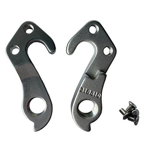 Bike Derailleur Hanger Rear Tail Hook Dropout Rear Hook Parts With Screws Mtb Road Bicycle Fits For Gary Fisher Trek Silver 2Pcs Replace Part No. #322175 #297656 #W293426 #W318610,One Size #TOP16