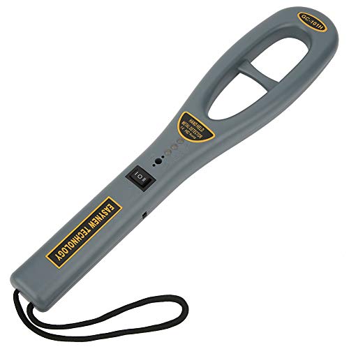 Metal Detector Handheld Scanner Tool High Sensitivity Security Scanner for Safety Check and Detection, 3 Color Indicators, Audio, Vibrator, and Wrist Strap