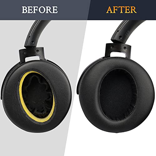 Soulwit Professional Earpads Cushions Replacement For Sony Mdr-Xb950 Xb950Bt Xb950B1 Xb950N1 Xb950Ap Over-Ear Headphones, Ear Pads With Softer Protein Leather, Noise Isolation Memory Foam - Black #TOP5