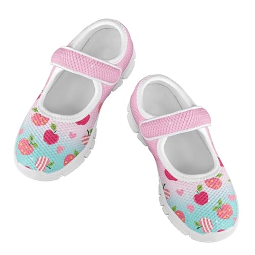 Girls Dress Shoes Breathable Mesh Mary Jane Shoes Princess Ballet Flats School Wedding Party Shoe US 11-2.5