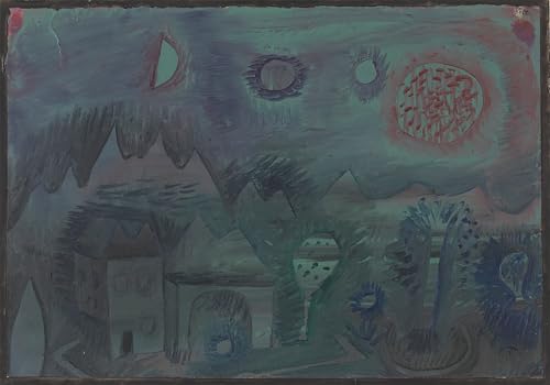 Signes dans le ciel de Paul Klee poster art mural toile salon 60x90