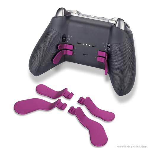 Image of CHARM FOCUS 16-in-1 Metal Thumbsticks Replacement Kits for Xbox Elite Series 2, X-box Elite 2 Controller Accessories, Includes Magnetic Joysticks, Paddles, Silicone Caps, D-Pads, 1 Tool (Magenta)