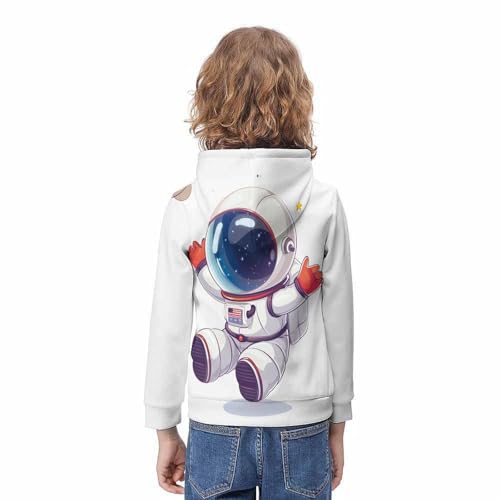 Sweat pull à capuche astronaute 3D : cadeau parfait garçon 12-14 ans - 4