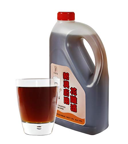 Soeos Shaoxing Cooking Wine, Chinese Cooking Rice Wine, Shaoxing Wine for Cooking, 1500ml