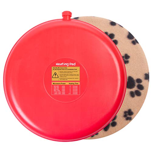 Pet Bed Microwave Heating Pad, Newborn Pets Snuggle Microwave Pet Dog Bed Warmer, Safe Cat Bed Heating Disc for Animals, Heating Disk Pad for Rabbits, Hamster and Guinea