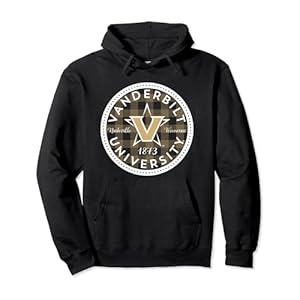 Vanderbilt University Commodores Plaid Badge Pullover Hoodie