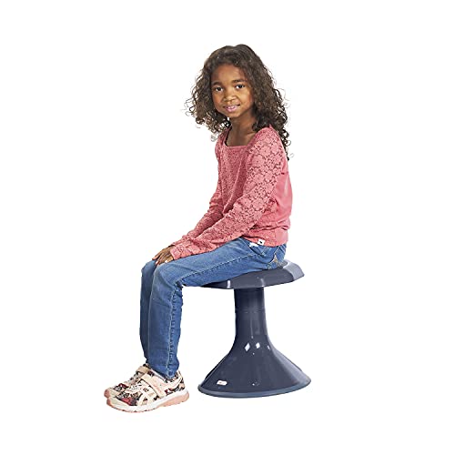 Image of ECR4Kids ACE Active Core Engagement Wobble Stool, 15-Inch Seat Height, Flexible Seating, Navy
