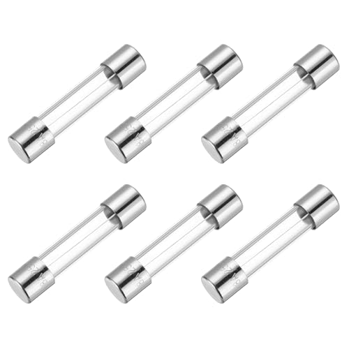 Image of sourcing map 8A 250V 5x20mm Time Delay Glass Fuse UL Listed Slow Blow Fuse for Home Appliances(Pack of 6)