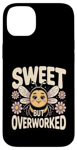 Sweet But Overwork Cute Bee Mood Worker �X�}�z�P�[�X iPhone 14 Plus �p