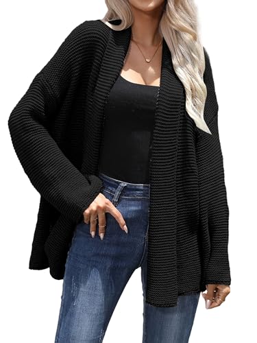 Belted Cardigan Sweater for Women Long Sleeve Knit Draped Tie Waist Casual Fall Outfit 20253