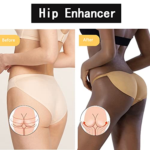 Image of Butt Lifting Panties Seamless Pads for Bigger Butt - Padded Underwear for Women, Adjustable Shapewear