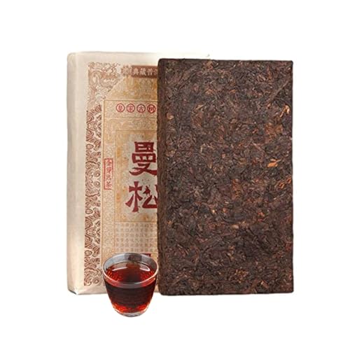 Thé Pu'er mûr Yunnan Yiwu Mansong brique de thé fermentation traditionnelle