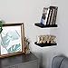 WELLAND Set of 2 Floating Shelves Wall Mounted Shelf, for Home Decor with 8