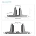 immagine 3OMOTON Supporto Verticale per Laptop, Supporto Scrivania per Computer e Tablet, Salvaspazio Compatibile con MacBook/Notebook/Surface PRO iPad e Altri Laptop, Grigio