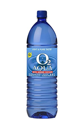 O2 Aqua Oxygenated Purified Water, 6 Count