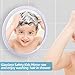 YoHumk Fogless Shower Mirror for Shaving and Makeup with 3 Removable Powerful Suction Cups, Shatterproof Anti Fog Mirror for Shower and Bathroom, Glassless Safety Kids Mirror