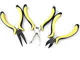 ATKPL1 3 PC Pliers Set: Needle Nose, Flush Cutter, and Ball Link Plier for RC Vehicles