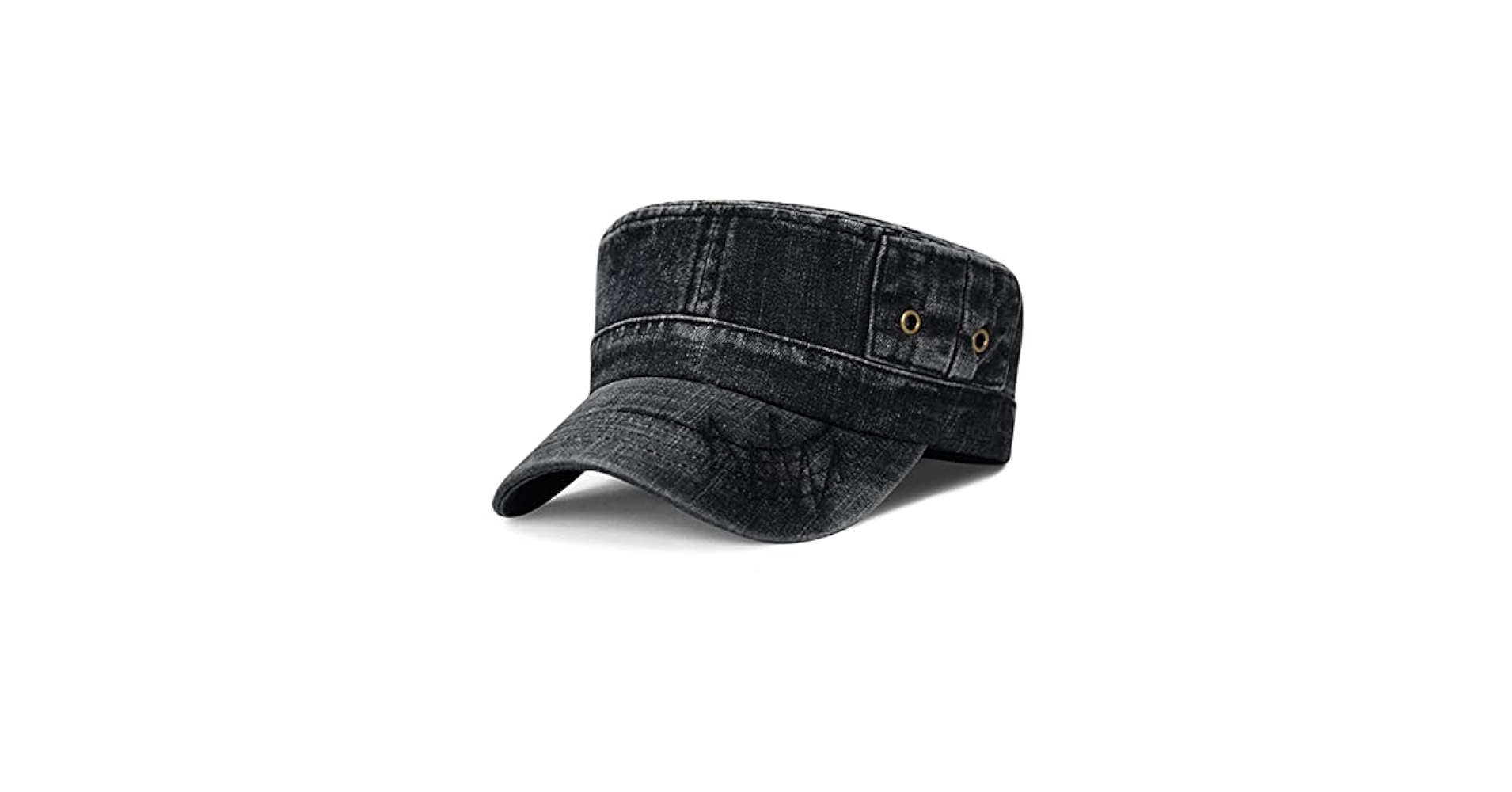 Unisex Adjustable Denim Hat Breathable Army Cap Sun Hat for