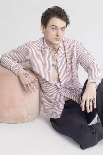 Image of SNITCH Stripehaven Mauve Stripe Shirt