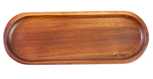 Fait à la main en bois avec ovale taches Marron naturel Bureau Organiser pièce de monnaie Clé...