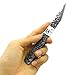 KAKURI Kiridashi Knife 18mm Right Hand for Woodworking, Marking, Scribing, Carving, Whittling, Professional Hand Forged Razor Sharp Japanese Carbon Steel Blade with Hammered Pattern, Made in JAPAN