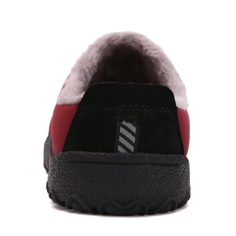Men's Women's Indoor Outdoor Warm Velvet Winter Slippers for Home Street Walking3