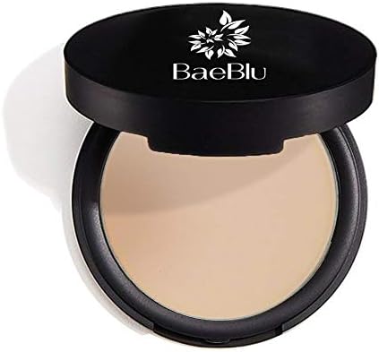 BaeBlu Organic Setting Powder, Extend Makeup Wear Time, Minimize Oil and Pores, Sheer Medium